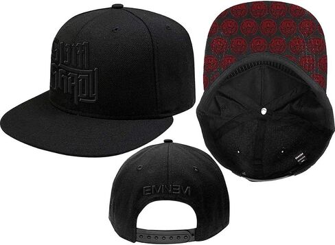 Eminem Men's Slim Shady Baseball Cap قابلة للتعديل الأسود in Saudi Arabia