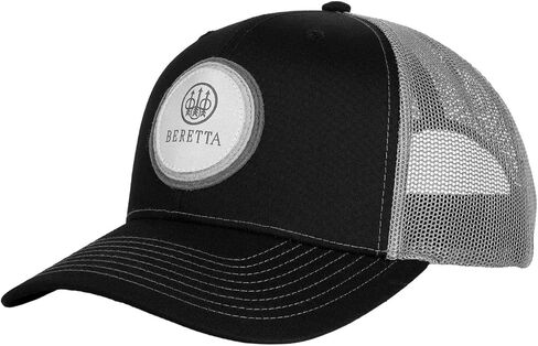 BERETTA MEN'S BXP 112 Trucker خفيفة الوزن في الهواء الطلق قبعة البيسبول غير الرسمية مع Snapback القابلة للتعديل والشعار الأمامي واحد يناسب معظم in Kuwait