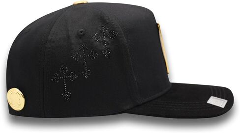 BIGG BOSS TREBOL Black/Grey - Premium Hat for Men,Caps for Any Occasion, Men's Baseball Cap, Men's Caps Adjustable, Men Hats Black Snapback Hat - Adjustable Hat in Saudi Arabia