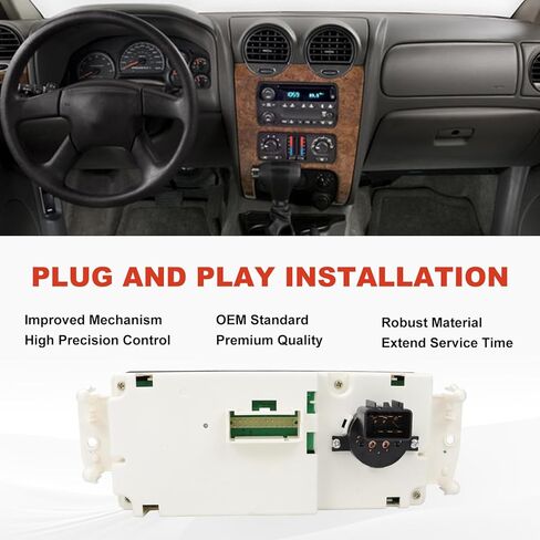 599-210XD Climate Control Module Heater Control Panel AC Control Fit for Chevrolet GMC Avalanche Silverado Suburban Tahoe Sierra Yukon Bravada Oldsmobile Rainier Escalade Buick Cadillac 10370033 in Kuwait