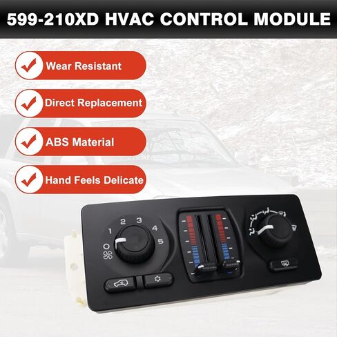 599-210XD Climate Control Module Heater Control Panel AC Control Fit for Chevrolet GMC Avalanche Silverado Suburban Tahoe Sierra Yukon Bravada Oldsmobile Rainier Escalade Buick Cadillac 10370033 in Kuwait