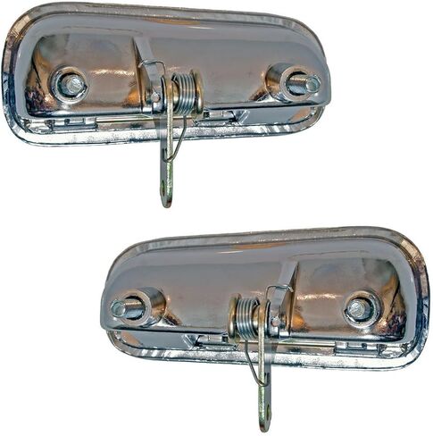 AutoandArt Brock Replacement Driver and Passenger Outside Outer Chrome Door Handles compatible with 14011819 14011820 in Saudi Arabia