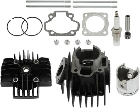 ECCPP Cylinder Piston Ring Gasket 1981-2009 for Yamaha PW50,1979-1987 for Yamaha QT50 Compatible fit for Cylinder Piston Gasket Top End Kit ADP11307DA584S in Saudi Arabia