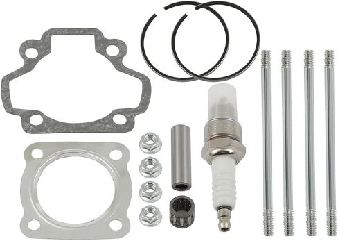 ECCPP Cylinder Piston Ring Gasket 1981-2009 for Yamaha PW50,1979-1987 for Yamaha QT50 Compatible fit for Cylinder Piston Gasket Top End Kit ADP11307DA584S in Saudi Arabia