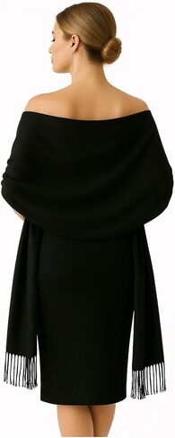 Pashmina Shawls And Wraps For Women - Pashmina Shawl For Brida Evening Dresses - Pashmina Fall Winter Scarf For Women in Saudi Arabia