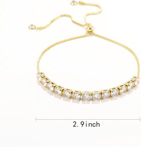 Plated Gold Silver Elegant Teardrop Zircon Earrings Necklace Bracelet Set for Bridesmaids, Sparkling Cubic Zirconia Jewelry, Wedding Gift, 4/5/6-Piece in Kuwait