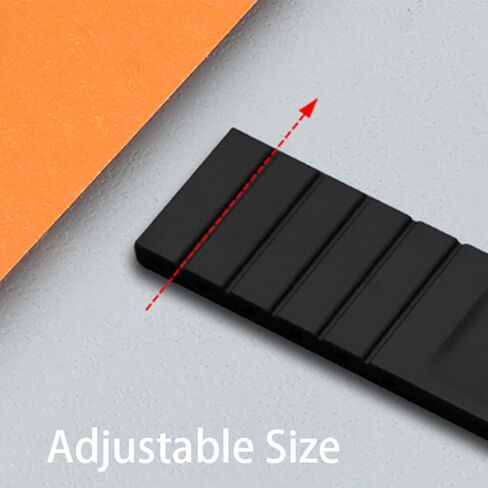 FKM Rubber Watch Band and Auto-Lock Folding Buckle,Compatible with OmegaXSwatch Moonswatch Speedmaster/Rolex/SEIKO Men Women 20 22mm Watch Strap Replacement in Kuwait