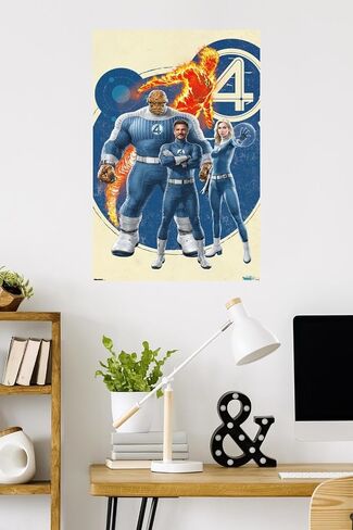 Trends International Marvel Fantastic Four: First Steps (2025) - Group Wall Poster, 34L x 22.4W, Unframed Version in Saudi Arabia