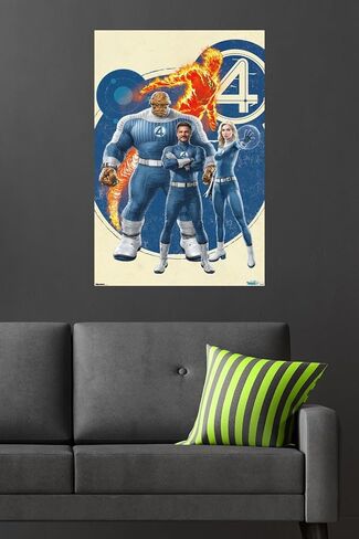 Trends International Marvel Fantastic Four: First Steps (2025) - Group Wall Poster, 34L x 22.4W, Unframed Version in Saudi Arabia