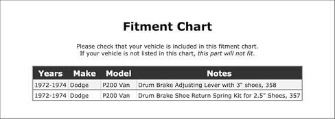 Rear Drum Brake Shoe Hold Down Spring Compatible With Dodge P200 Van 1974 1973 1972 P-1203876 in Saudi Arabia