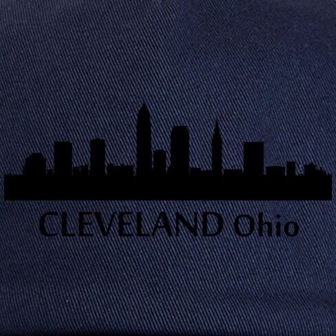 CafePress Cleveland Cityscape Skyline Adjustable Baseball Cap in Saudi Arabia