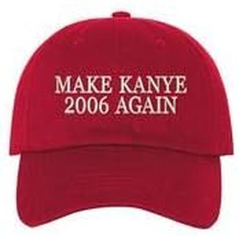 اجعل Kanye 2006 مرة أخرى مطرزة على قبعة البيسبول للجنسين - اجعل Kanye 2006 مرة أخرى Capball Cap in Kuwait