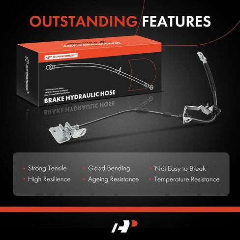 A-Premium Front Passenger Side Brake Hydraulic Hose Compatible with Select Ford Models - Explorer, Police Interceptor Utility, 2020 2021 2022 2023 2024 - Replace# L1MZ2078H in Saudi Arabia