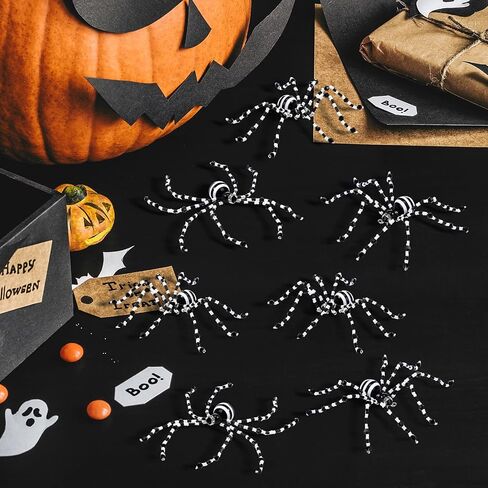 8 Pcs Crystal Christmas Spider Ornament Pearl Christmas Spider Hanging Ornaments Beaded Christmas Spider Decorations for Xmas Tree Gift(Crystal Spider) in Saudi Arabia