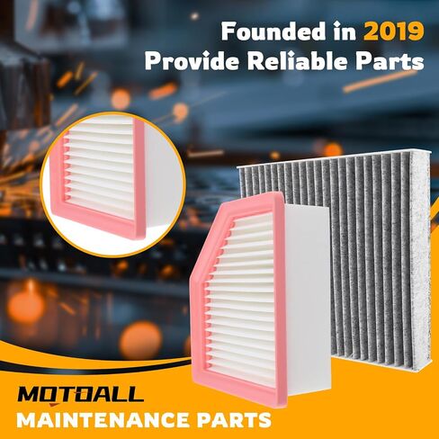 MOTOALL Engine Air Filter & Cabin Air Filter Combo Set Replaces# 16546-6RA0A Fit for Mitsubishi Outlander ES SEL SE GT LE Sport 2022-2024, Replacement in Saudi Arabia