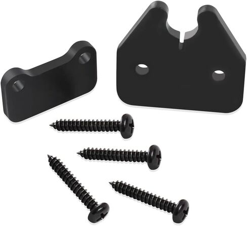 Aluminum Sun Visor Repair Kit ram Sun Visor Repair kit Heavy Duty Sun Visor Clips Compatible with DO-DGE RAM 1500 Trucks 2019-2023 (1Set Black)-Made of Aluminum (1) in Saudi Arabia