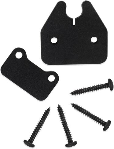 Aluminum Sun Visor Repair Kit ram Sun Visor Repair kit Heavy Duty Sun Visor Clips Compatible with DO-DGE RAM 1500 Trucks 2019-2023 (1Set Black)-Made of Aluminum (1) in Saudi Arabia