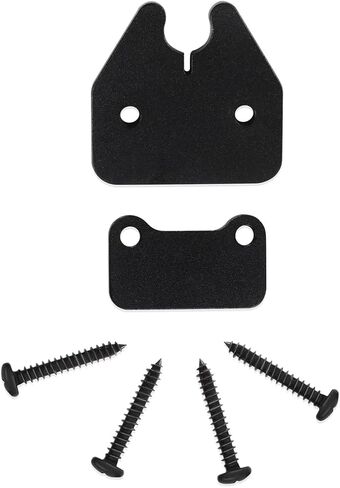 Aluminum Sun Visor Repair Kit ram Sun Visor Repair kit Heavy Duty Sun Visor Clips Compatible with DO-DGE RAM 1500 Trucks 2019-2023 (1Set Black)-Made of Aluminum (1) in Saudi Arabia