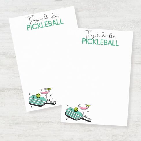تخصيص بسيط. "أشياء يجب القيام بها بعد Pickleball" Post It Notes® Notepad. للقيام بالقائمة. مخللة المخلل ، هدايا المخلل ، حزب المخلل. in Kuwait