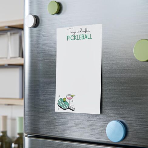 تخصيص بسيط. "أشياء يجب القيام بها بعد Pickleball" Post It Notes® Notepad. للقيام بالقائمة. مخللة المخلل ، هدايا المخلل ، حزب المخلل. in Kuwait