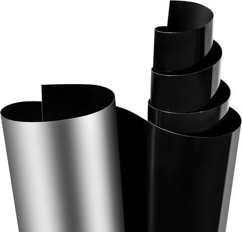 Gloss Piano Black Vinyl Car Wrap 50ft × 5ft (17m × 1.52 متر) - فيلم Wrap Finl Black Finy العالي الممتاز مع إطلاق الهواء ، حماية الأشعة فوق البنفسجية ، شاحنة ، حماية من طلاء سيارات الدفع الرباعي (للسيارة الكاملة) in Saudi Arabia