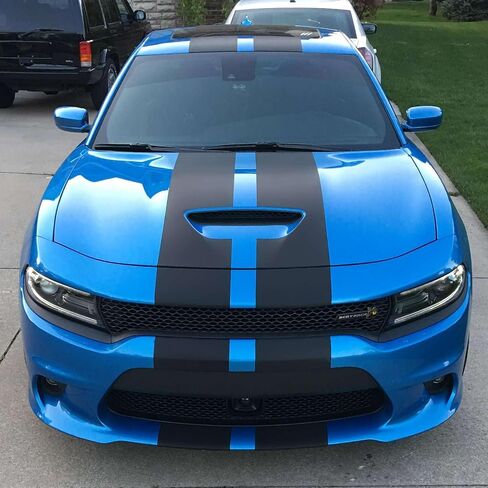 Gloss Hot Rod Red Racing Stripe 3M 2080 Vinyl Wrap Rally Decale Stripe Sticker 4 inches x 10 Feet in Saudi Arabia