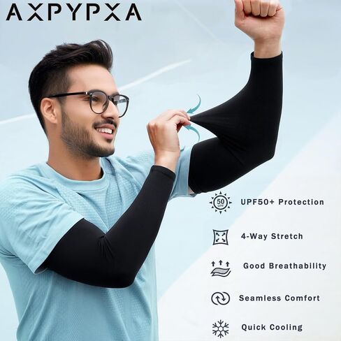 Arm Sleeves for Men Women, UV Sun Protection Compression Cooling Summer Arm Sleeves for Volleyball Basketball Sports in Kuwait