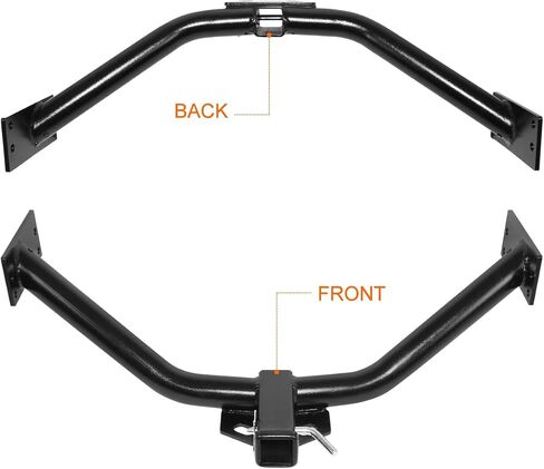 Class 3 Tow Trailer Hitch 2 "استقبال متوافق مع 07-13 Acura MDX ، Black in Saudi Arabia