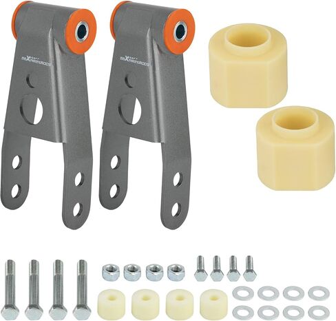 maXpeedingrods Leveling Lift Kit For Jeep Cherokee XJ 2WD 4WD 1984-2001, 3" Front & 2" Rear Suspension Lift with Transfer Case Drop, Grease Zerk Fittings, Gray in Saudi Arabia