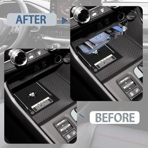 EDBETOS CRV Opening Organizer Compatible with 2023-2024 2025 Honda CR-V Lower Center Console Accessories Hybrid/EX/EX-L/LX/SE/Sport/Touring, ABS Storage Insert Divider Slot Tray for Phone with Case in Saudi Arabia