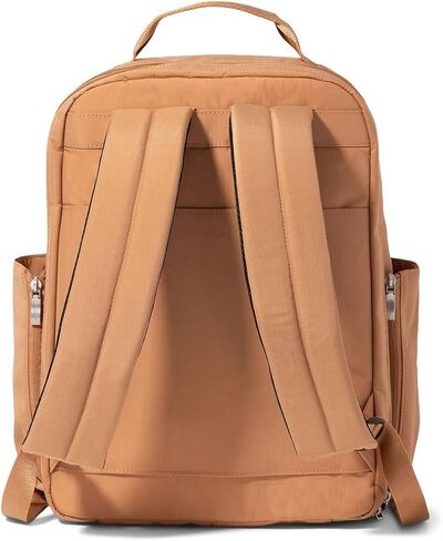 Baggallini Coastal Flip Lock Laptop Backpack - Lightweight 15x11 Travel Backpack w/RFID & Luggage Sleeve in Saudi Arabia