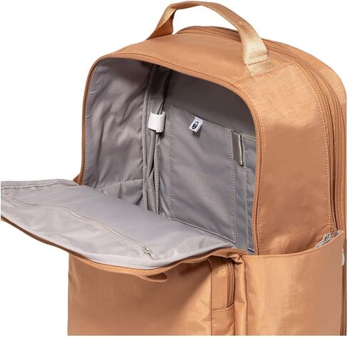 Baggallini Coastal Flip Lock Laptop Backpack - Lightweight 15x11 Travel Backpack w/RFID & Luggage Sleeve in Saudi Arabia