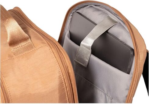 Baggallini Coastal Flip Lock Laptop Backpack - Lightweight 15x11 Travel Backpack w/RFID & Luggage Sleeve in Saudi Arabia