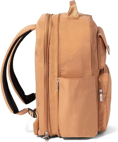 Baggallini Coastal Flip Lock Laptop Backpack - Lightweight 15x11 Travel Backpack w/RFID & Luggage Sleeve in Saudi Arabia