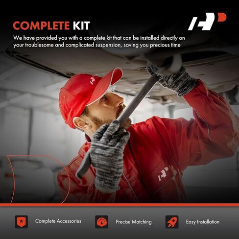 مجموعة A-Premium المكونة من 8 ، رابط شريط التأثير الأمامي والخلفي ، مفصل الكرة العلوي والسفلي ، متوافق مع فورد إكسبلورر 2006-2010 ، Explorer Sport Trac 2007-2010 ، Mercury Mountainder 2006-2010 in Kuwait