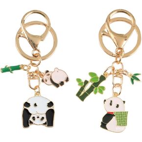 Couples Cute Keychains Anime Charms Couple Key Rings Womens Purse Charms Couple Cute Key chains Couples Charms