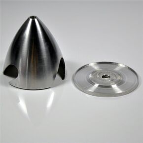not provided CNC Aluminum Alloy Spinner 2.75inch 70mm for 3 Blades Propeller RC Airplane