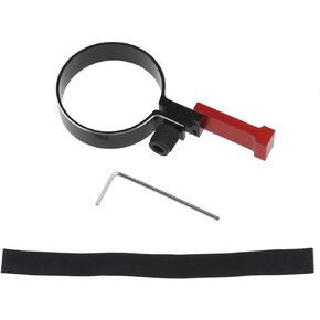 RC Transmitter Steering Wheel Trigger Aluminum Alloy One-Hand Steering Wheel Controller for 1/10 RC Car TQI Remote Controller Compatible with TRX4 Compatible with TRX6