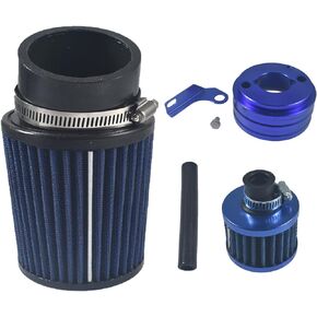 Air Filter 62mm&12mm Kit for Predator 200cc 212cc 224cc196cc for honda GX160 GX200 for Coleman CT200U CT200U-EX KT196 6.5Hp Engine Mini Bike Go Kart Blue