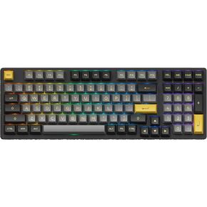 Akko Mechanical Gaming Keyboard, 3098B Plus Hot-swappable RGB Backlight, PBT Keycaps, Ocean Star Cherry Profile Gaming Keyboard with Software for Mac & Win (Cream Blue Pro)