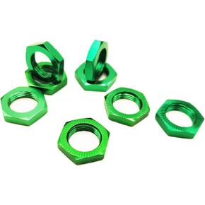 8X Alloy 17mm Wheel Nut for Arrma 6S Notorious Kraton Outcast Typhon Senton Talion Mojave Infraction Limitless Felony Upgrade Parts (Green)