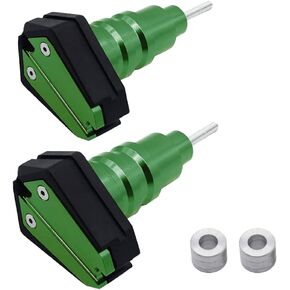 Motorcycle Frame Sliders Guard Crash Engine Fairing Falling Protector CNC Compatible with Kawasaki Ninji650 Z650 ER6N/6v(Green)