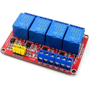 1/2/4/6/8Channel 5/12/24VRelay Module，with Optocoupler Isolation ，Support High and Low Level Trigger，1/2-Pack All Product Models for You to Choose (24V, 4 Channel, 1, Relay Module) in Kuwait