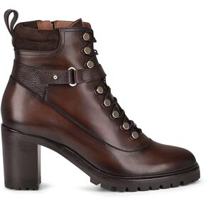 FRANCO CUADRA Women's Bootie in Genuine Leather with Laces
