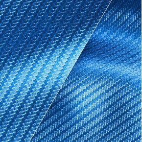 VViViD Blue Metallic Carbon Fiber Weatherproof Faux Leather Finish Marine Vinyl Fabric (1.5ft x 54")
