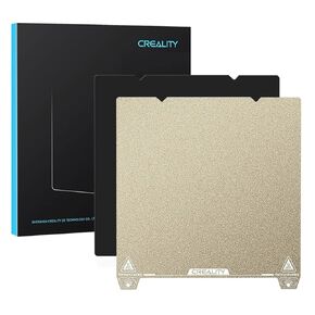 Creality Ender 3 Bed PEI Sheet, Magnetic Build Plate Flexible Spring Steel Mat Removable Textured Surface 235x235mm Print Bed Replacement Upgrade for Ender 3 Pro/V2/NEO/S1, Ender 5/Pro/S1 3D Printer