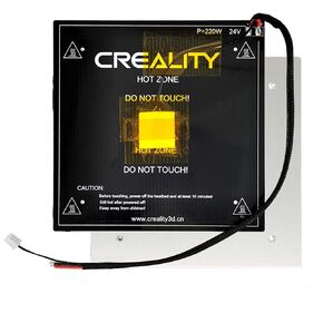 Creality CR-10 Heated Bed 310x310x3mm 12V Aluminum Hot Bed with Cable and Insulation Mat Compatible for Creality CR-10 / CR-10S 3D Printers