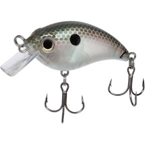 Bill Lewis ATV Squarebill Crankbait Fishing Lifelike Freshwater & Saltwater Lure 1.0 with Mustad Triple Grip Hooks, Green Gizzard