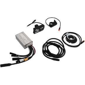 Alomejor 3 Mode Sine Controller Brushless Motor Controller with Hall Brushless DIY Electric Bike Conversion Motor Kit for Mountain Bike