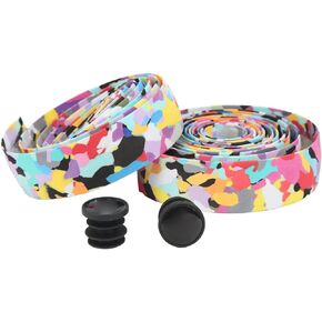 Alomejor Handlebar Tape Road Bike Handlebar Tape Shock Absorbing Bar Tape Cycling Handle Wrap Cycling Accessories